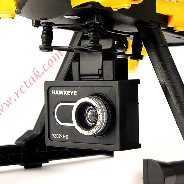 دوربین مورد استفاده در کواد کوپتر K70 یک دوربین 2 مگا پیکسل با قابلیت ذخیره تصاویر با کیفیت 720 پیکسل می باشد.